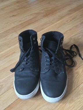 Goodfellow & Co Black High-Top Lace-Up Sneakers